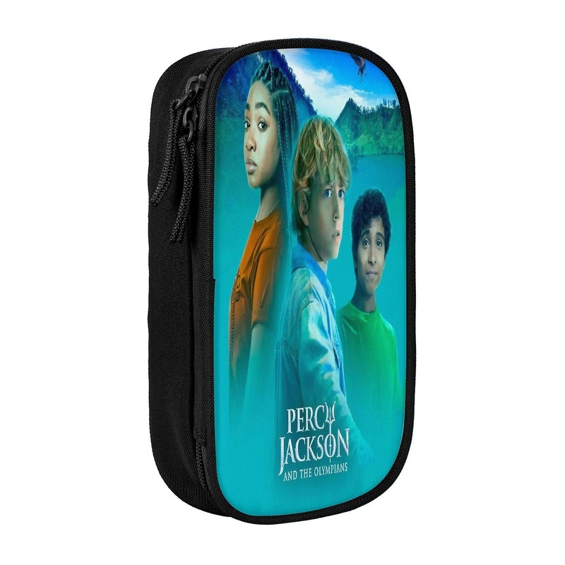 Walker Scobell Pencil Pouch Case Makeup Bag Large Capacity Zipper Cosmetic Bag Double Layer Storage Pen Bag Pouch
