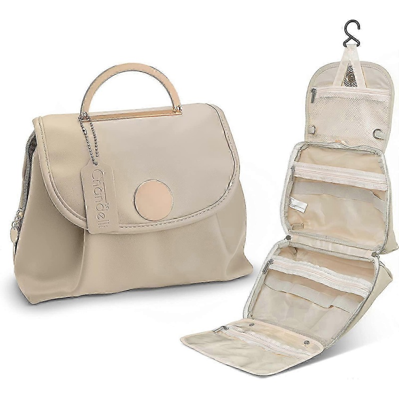 Women’s Travel Cosmetic Bag for Cream & Makeup Storage
