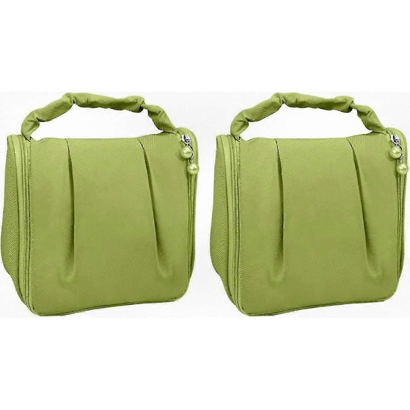 Waterproof Travel Toiletry Bag Set of 2, Large Cosmetic Storage Pouches with Handle, Suitable for Various Brands, Ideal for Travel