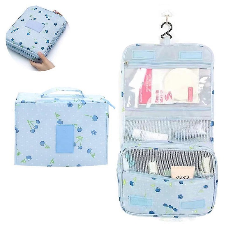 1 pcs Hanging Toiletry Bag – Large Cosmetic Makeup Travel Organizer for Men & Women with Sturdy Hook
