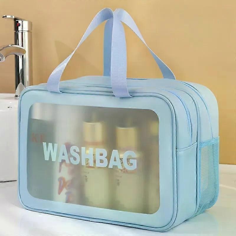 Wet-dry separation makeup bag portable toiletry bag travel essentials large capacity storage bag fitness swimming essentials
