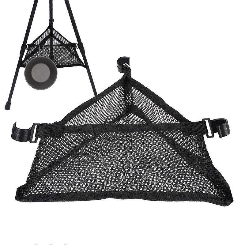 Undertable picnic storage net bag, lightweight collapsible for backpacks