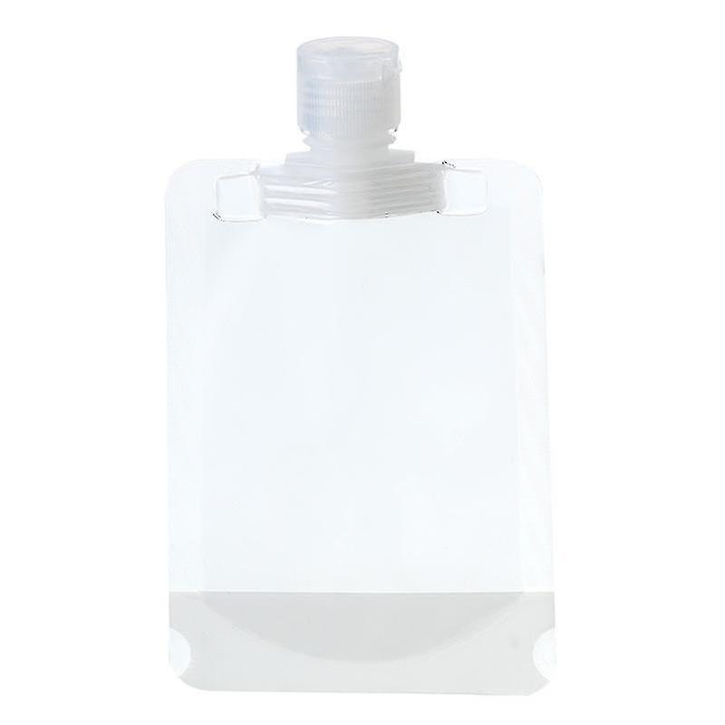 Wuzhou Travel Fluid Makeup Packing Bag, Leak Proof Refillable Empty Squeeze Pouch, Clamshell Packaging Bag For Toiletry Lotion Shampoo Liquids(3pcs, T