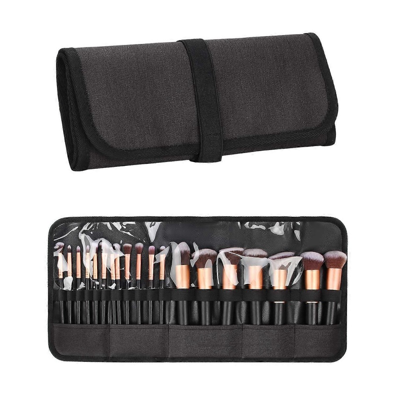 UBIUO Makeup Brush Holder,Makeup Brush Organizer,Travel Makeup Brushes Bag Cosmetic Bags Pouch for Women Brushes Artist Pencil Pen case -Brushes Not i