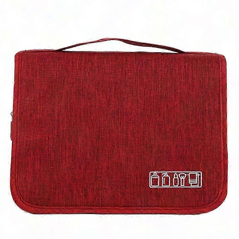 Waterproof Hanging Toiletry Bag for Women – Multi-Function Travel Cosmetic Makeup Organizer