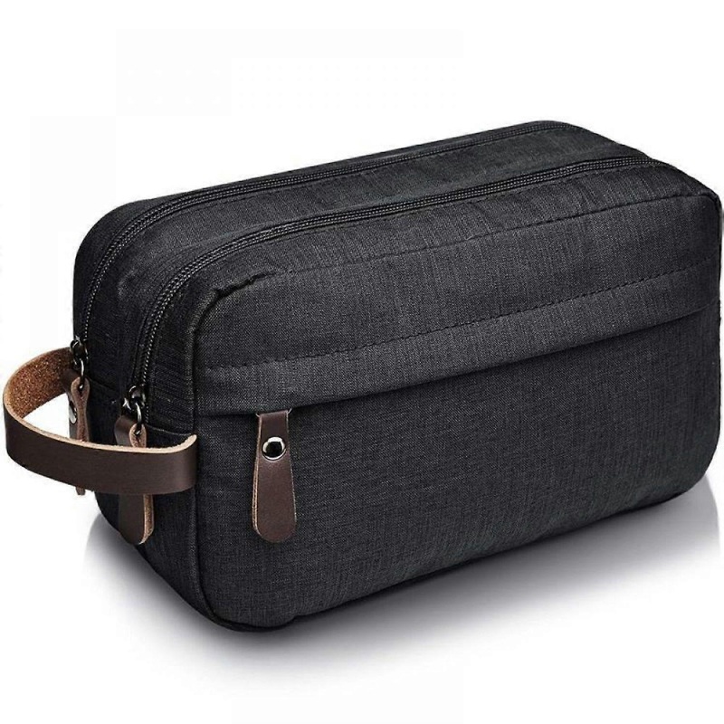 1 piece toiletry bag, wash bag for men and women, cosmetic bag black