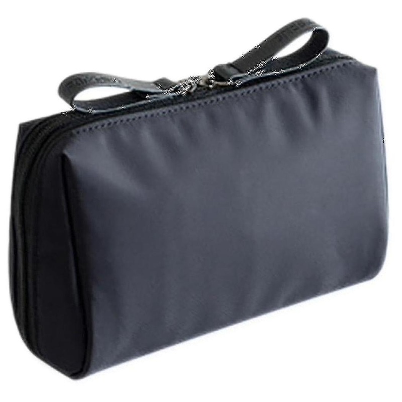 1 Pcs Solid Cosmetic Bag Women Makeup Bag Pouch Toiletry Bag Waterproof Makeup Organizer Case Black