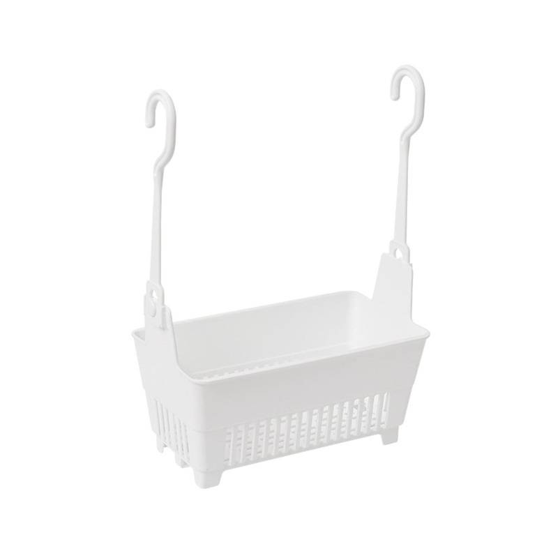 1 Set Storage Basket Good Ventilation Strong Keep Dry Bathroom Hanging Toiletry Drain Organizer Kitc