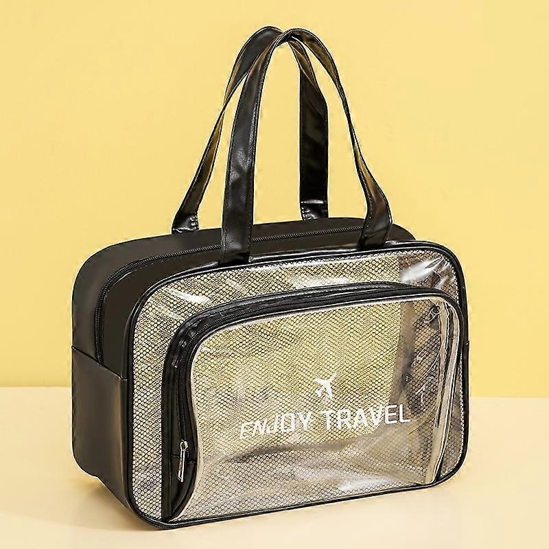 Waterproof Swimming Beach Bag Toiletries and Cosmetics Bag Black no Shoe Warehouse