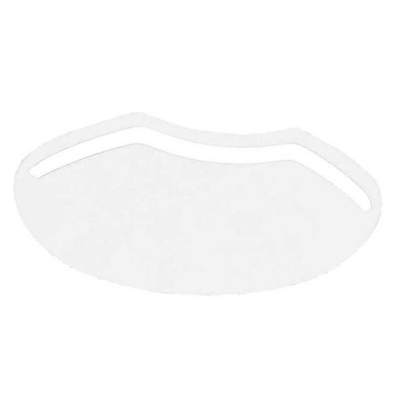 100pcs Portable Transparent Baffle Salon Hair Face Cover Eyeprotector Hairdressing Barbers Salon Hair Tool