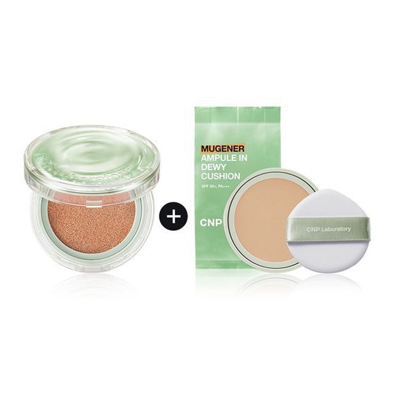 CNP Laboratory Mugener Ampule In Dewy Cushion 15g Refill Set (Main + Refill)