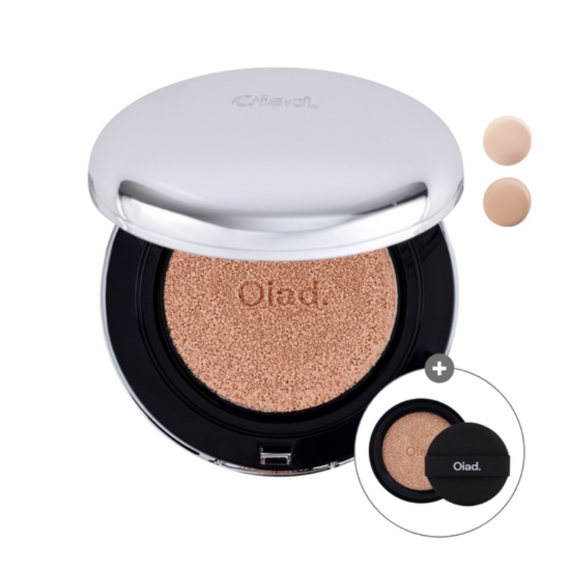 Oiad. Pore Perfecting Mirror-Moon Cushion SPF50+ PA+++ 15g (Original + Refill)