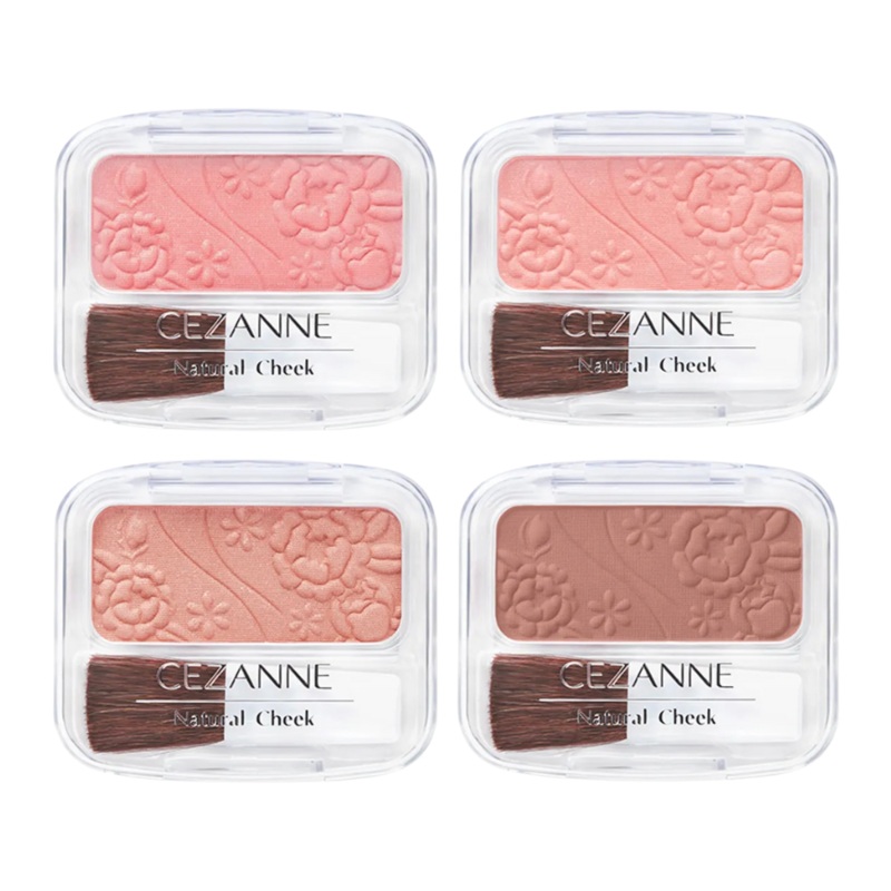 CEZANNE Natural Cheek N 3.5g 4 colors