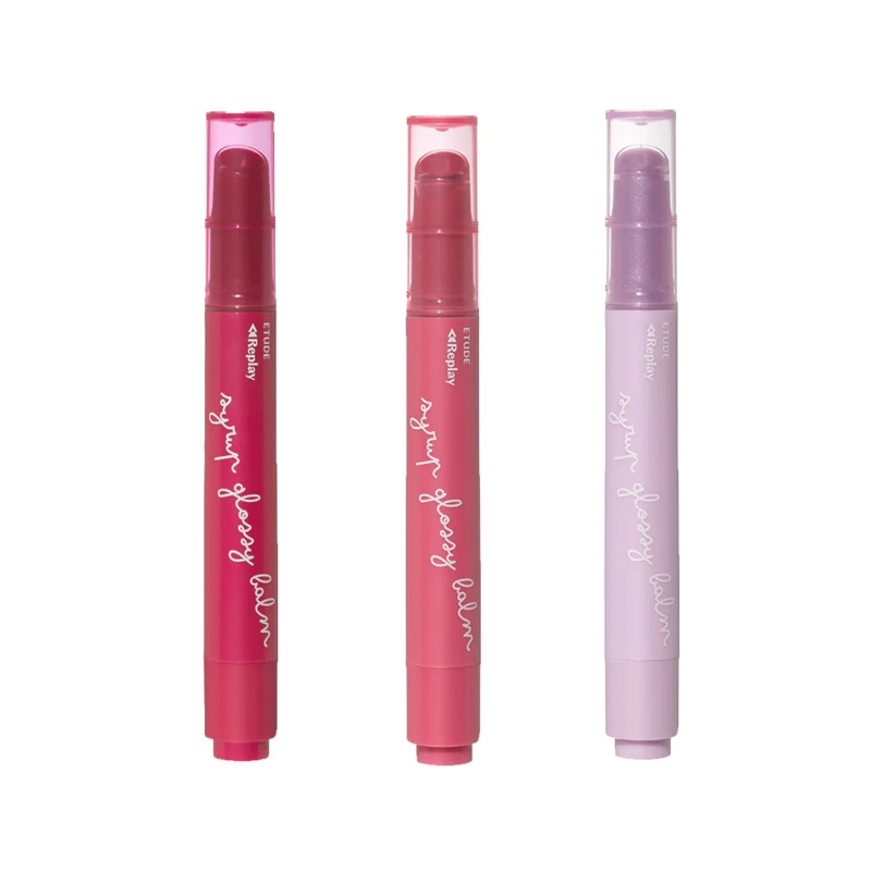 ETUDE  Replay Syrup Glossy Balm 2.5g – 3 Colors