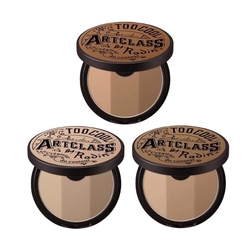 too cool for school Art Class by Rodin 3-Color Face Shading, Contour 9.5g (3 Colors)